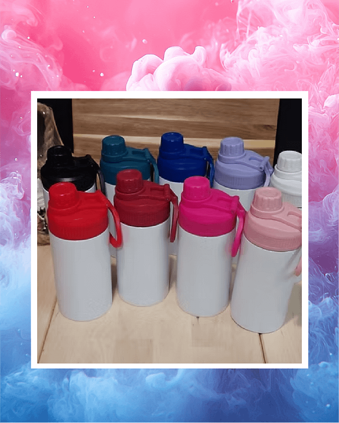 Bouteille de sport coloré