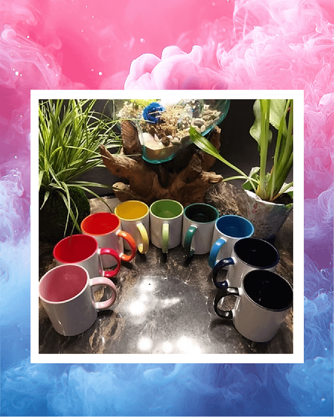 Tasse en céramique colorée – 11 oz