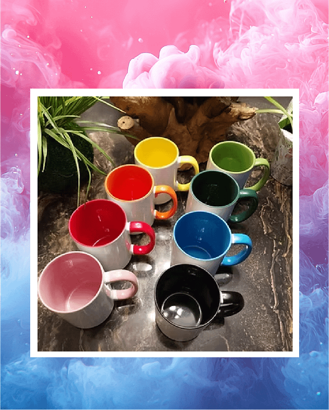 Tasse en ceramique colorée 15oz