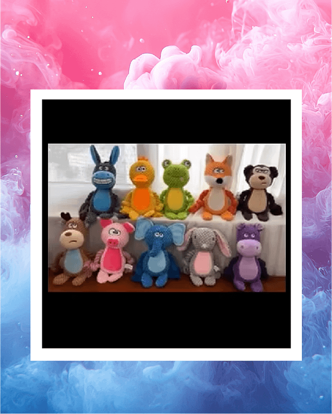 Toutou jouet pour animaux – Personnalisable