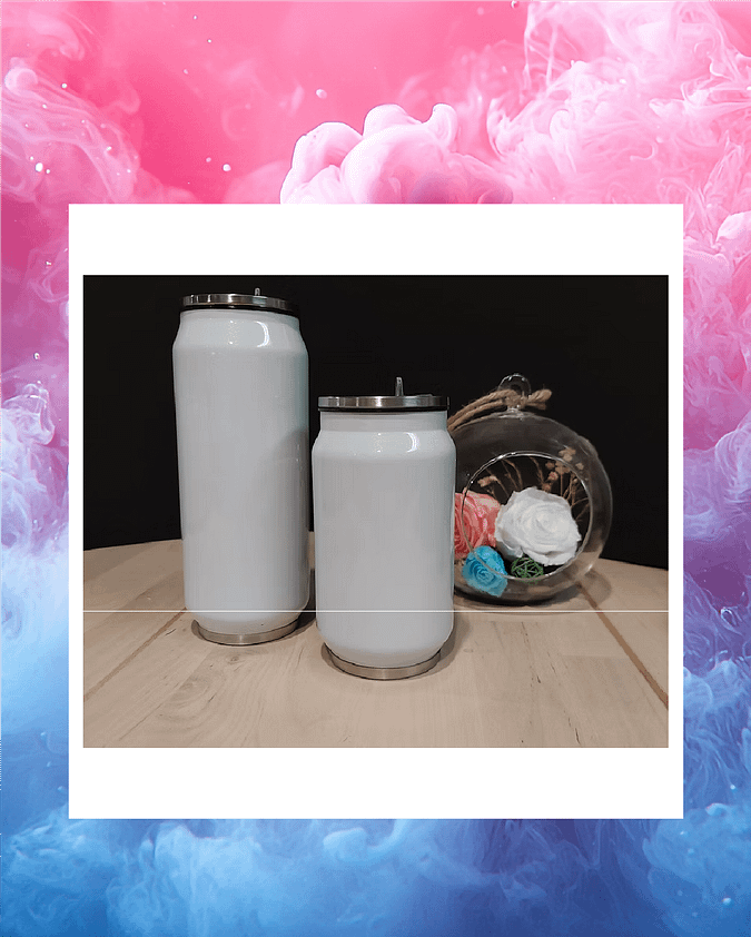 Can cola brillant 12 oz ou 17 oz (glitter)