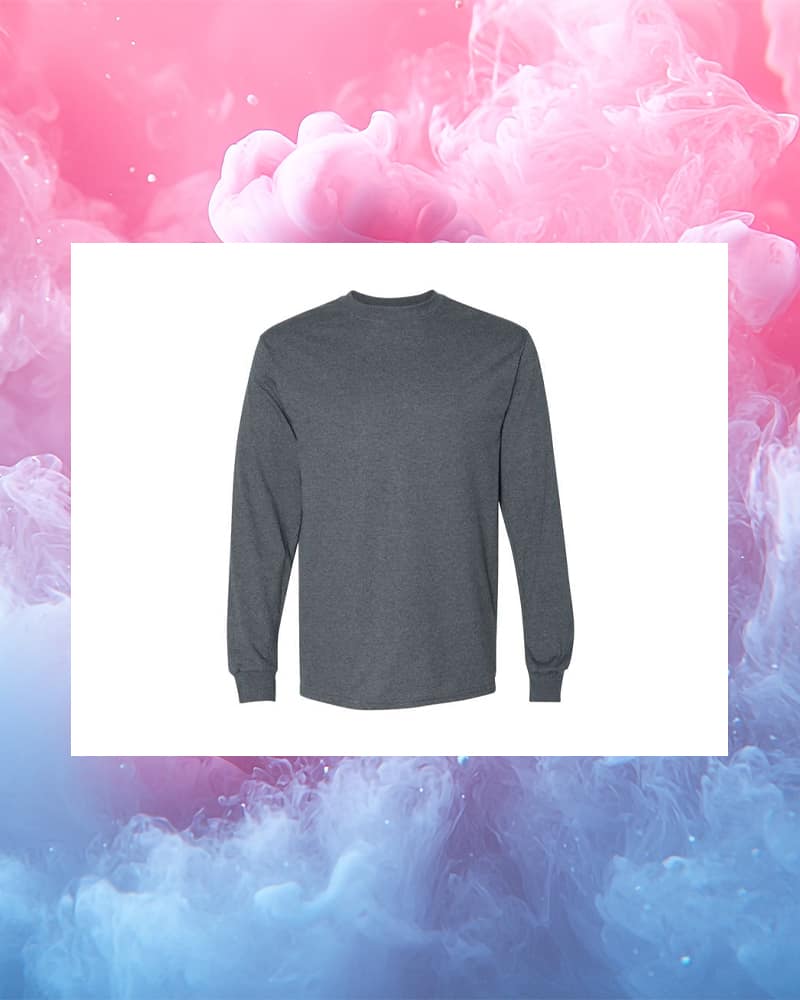 T-shirtlong8400_cendrefoncé